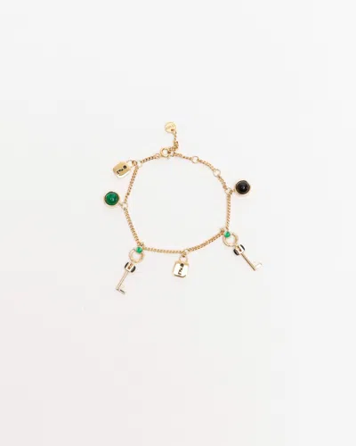 Fendi Key Motif Charm Bracelet