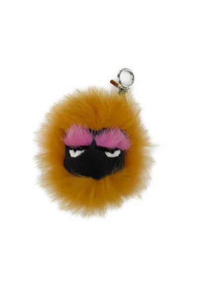 Fendi Keychain In Brown
