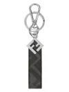 Fendi Keychain "squared" In Black
