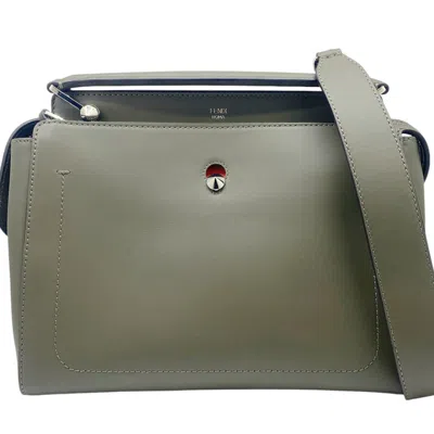 Pre-owned Fendi Khaki Leather Handbag Shoulder Bag ()