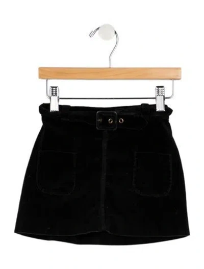 Pre-owned Fendi Babies' Kid Girl's Short Skirt In Black