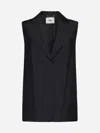 Fendi Tailored Vest In Black