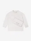 FENDI KIDS BAGUETTE POCKET SWEATSHIRT 3 YRS IVORY