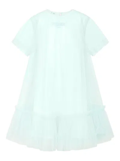 Fendi Kids Dress In Blue