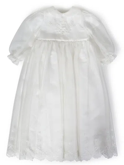 Fendi Kids Dress In White