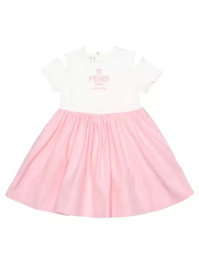 Fendi Kids Dresses White