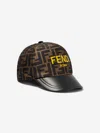 FENDI KIDS FF LOGO CAP