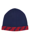 Fendi Kids Hat In Blue