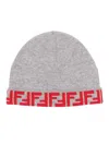 Fendi Kids Hat In Neutral