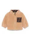 FENDI FENDI KIDS JACKETS BEIGE
