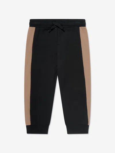 Fendi Kids Logo Joggers In Black