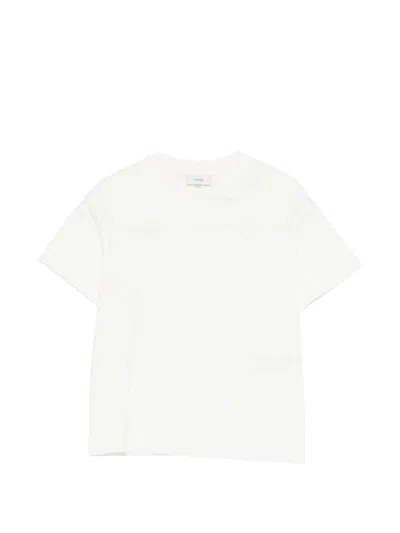 Fendi Kids Mini Embossed Logo Neck T-shirt In Black
