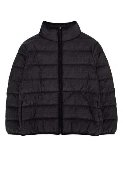 Fendi Kids Mini Knit Sweater In Black