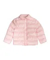 Fendi Kids Monogram Printed Padded Jacket In Pink