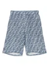 Fendi Kids Shorts In Blue