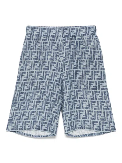 Fendi Kids Shorts In Blue