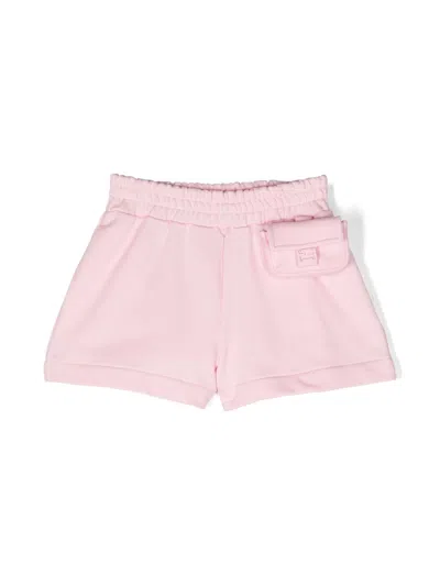 Fendi Kids Shorts Pink
