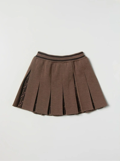 Fendi Kids Skirts Brown