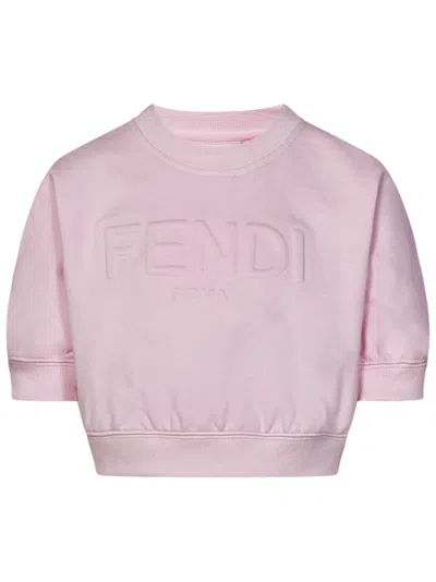 Fendi Kids Sweatshirt In Pink