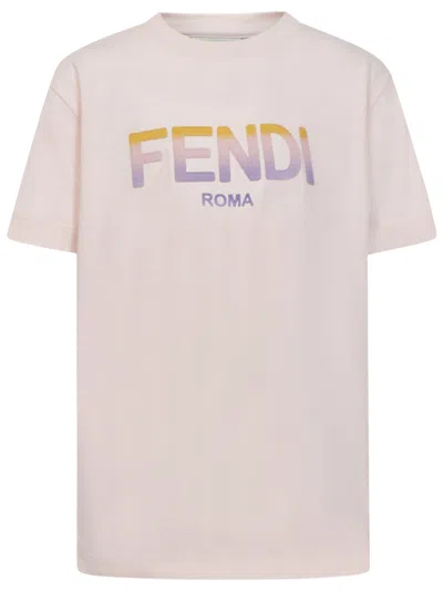 Fendi Kids T-shirt In Pink