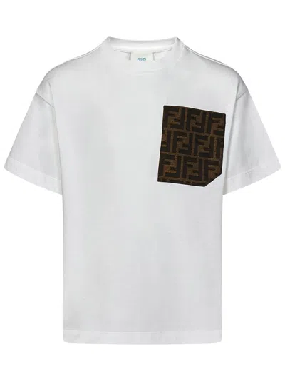 Fendi Kids T-shirt In White