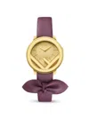 Fendi Kim Jones Capsule 28mm Stainless Steel & Leather Starp Watch In Sapphire