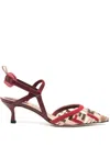 Fendi Colibri' Lite' Ff Mesh Slingback Pumps
