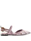 Fendi Pointed Flat Sandals