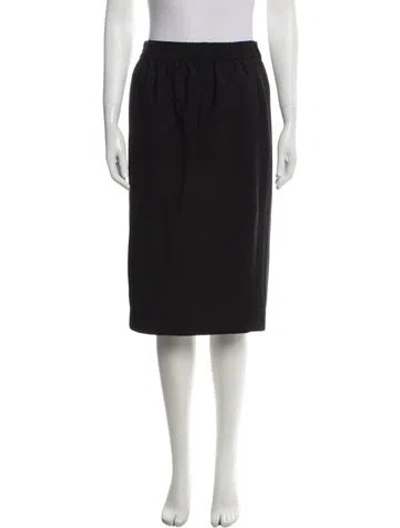 Pre-owned Fendi Knee-length Skirt In Black