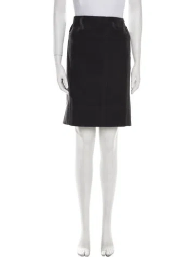Pre-owned Fendi Knee-length Skirt In Black