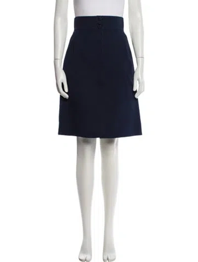 Pre-owned Fendi Knee-length Skirt In Blue