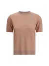 Fendi Knit T-shirt In Orange