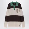 Fendi Cotton Knitted Polo In Multi