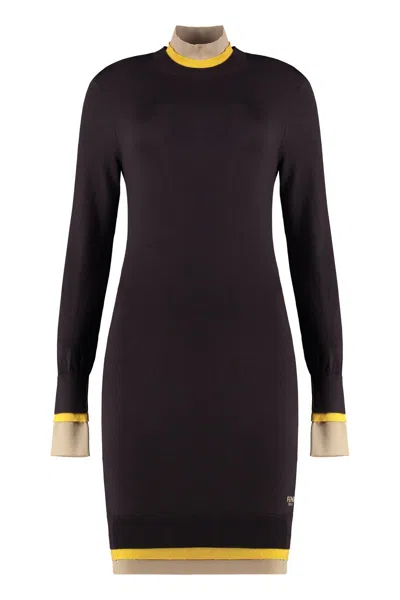 FENDI FENDI KNITTED DRESS