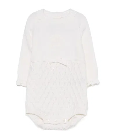 Fendi Knitted Jumpsuit In White