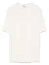 Fendi Ff Cotton And Viscose Short Sleeved Jumper