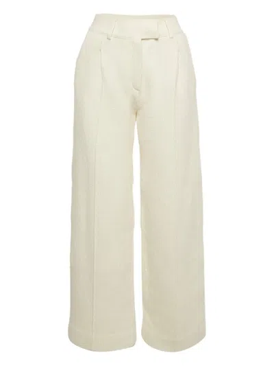 Pre-owned Fendi Knitted Trousers In Neutral