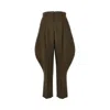 Fendi L And Mohair Equestrian-style Pants In Brown