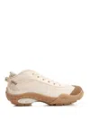 Fendi Sneaker Mid Top Con Lacci E Loop Sul Tallone In White