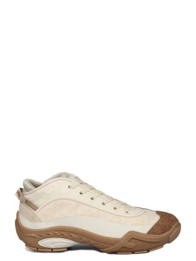 Fendi Lab Trainers In Brown