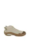 Fendi Lab Fabric Sneakers In Neutral