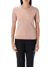 Fendi Women Ff Cotton And Viscose Sweater In Nude