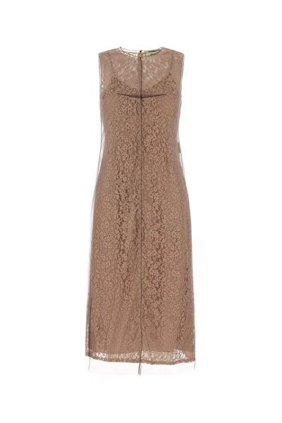 FENDI ABITO IN PIZZO BISCOTTO  DONNA