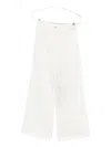 Fendi Lace-panel Trousers In White