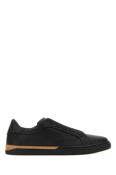 Fendi Lace Sneaker In Black