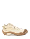 Fendi Sneaker Mid Top Con Lacci E Loop Sul Tallone In Sambnatr