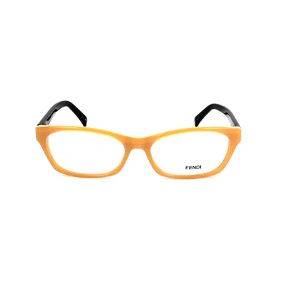 Fendi Ladies' Spectacle Frame  -103-24  54 Mm Gbby2 In Yellow