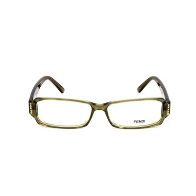 Fendi Ladies' Spectacle Frame  -850-662-53  53 Mm Gbby2 In Green