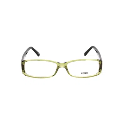 Fendi Ladies' Spectacle Frame  -893-317  51 Mm Gbby2 In Green