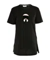 Fendi Lafayette Series Round Collar T-shirt In Black
